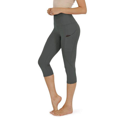 Women's Capri Cotton Pants with Pockets