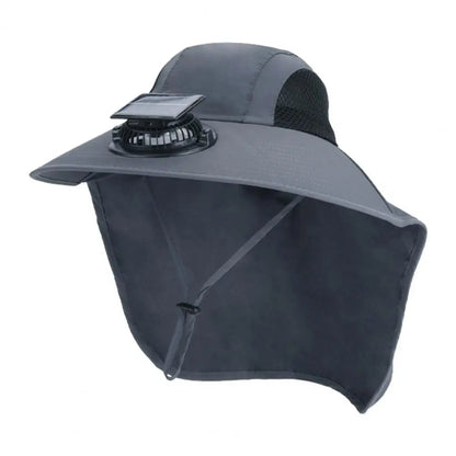 Solar Fan Hat with UV Protection