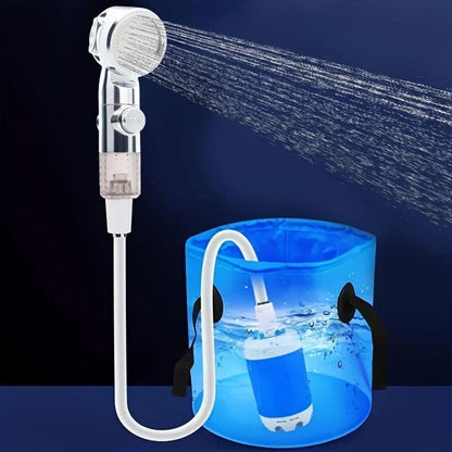 Portable USB Rechargeable Shower Head
