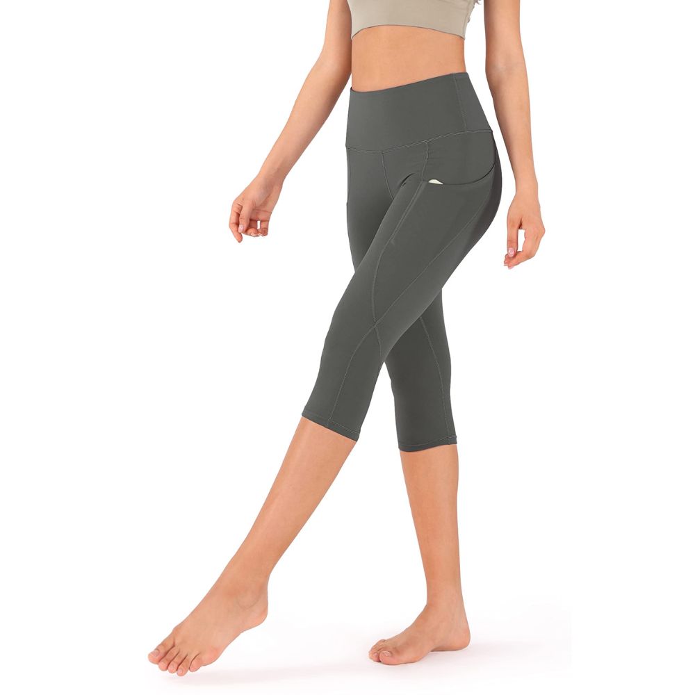 Women's Capri Cotton Pants with Pockets