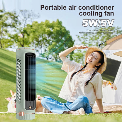 Bladeless Tower Fan Portable AC