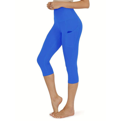 Women's Capri Cotton Pants with Pockets