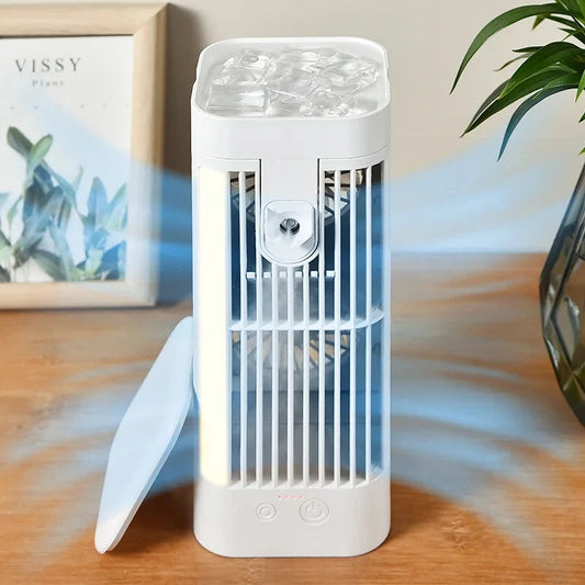 Mini Desk Fan with Spray Cooling