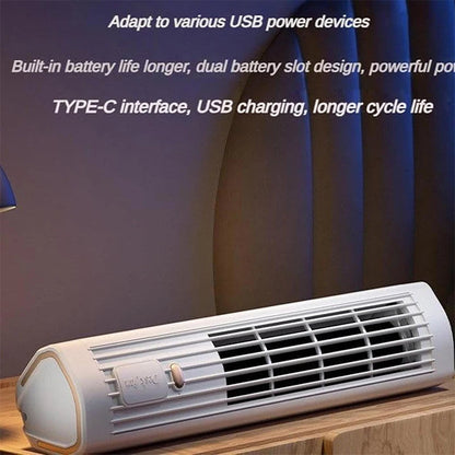 USB Rechargeable Portable Tower Fan