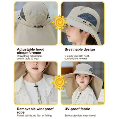 Solar Fan Hat for Kids