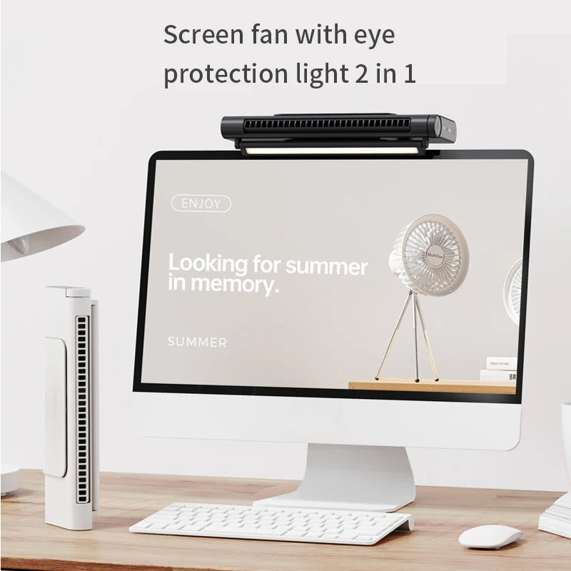 USB Bladeless Fan & Desktop AC