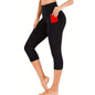 Women's Capri Cotton Pants with Pockets