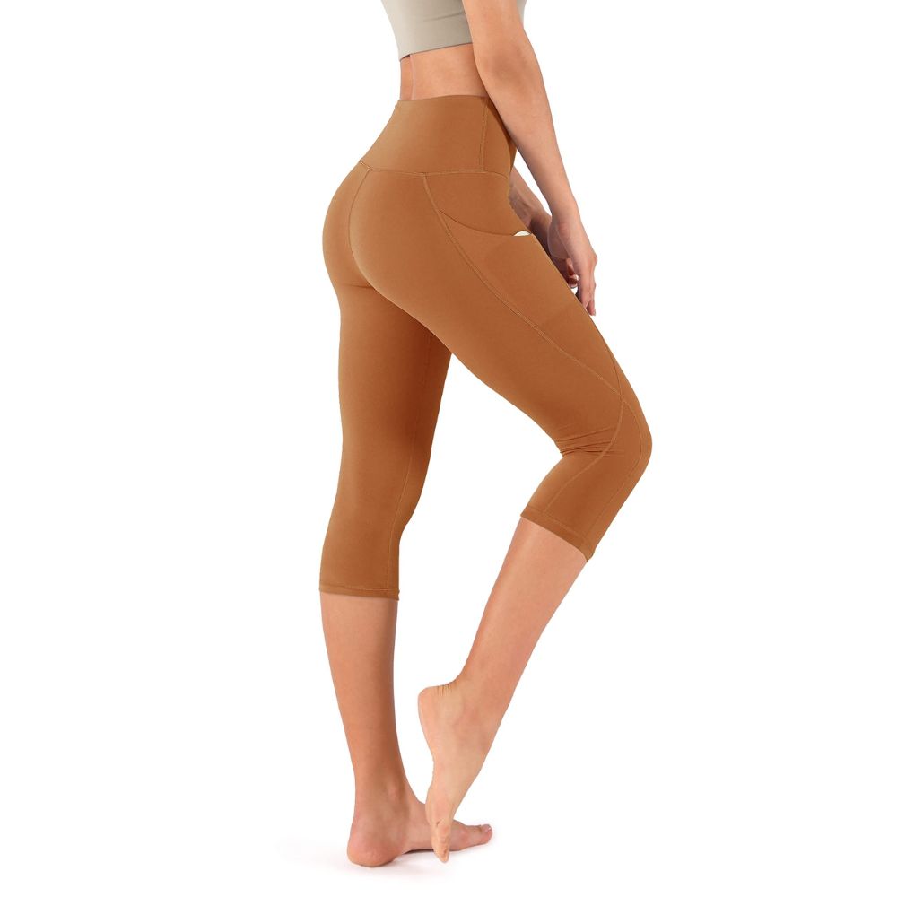 Women's Capri Cotton Pants with Pockets
