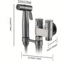 Double Control Toilet Bidet Sprayer Handheld Attachment with Pressure Control