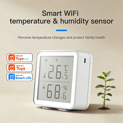 WiFi LCD Indoor Digital Electronic Temperature and Humidity Temperature