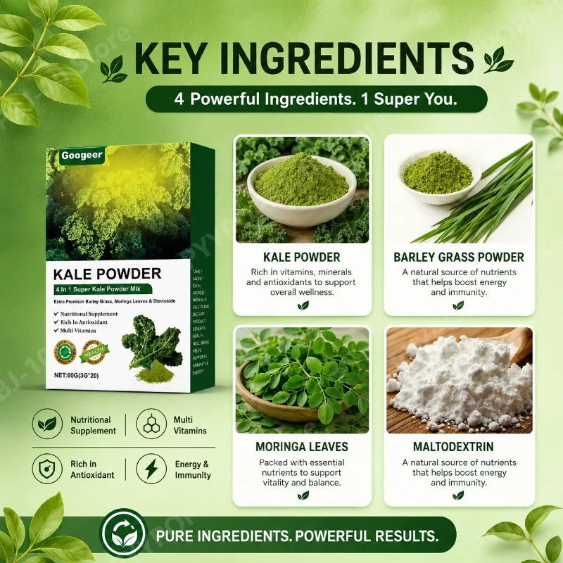 **Ultimate 4-in-1 Super Greens Vitality Blend**