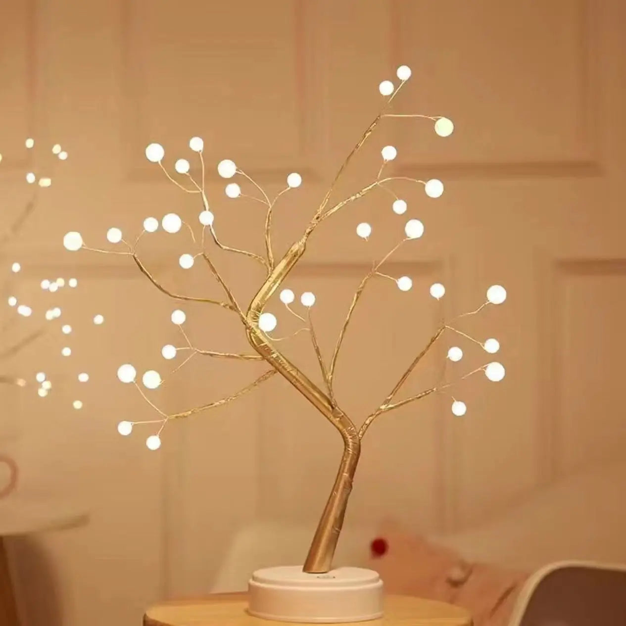 Cherry Blossom Bonsai Tree Night Light USB/Battery Powered Touch Switch