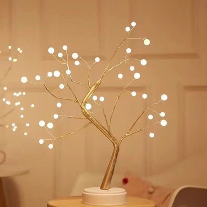Cherry Blossom Bonsai Tree Night Light USB/Battery Powered Touch Switch