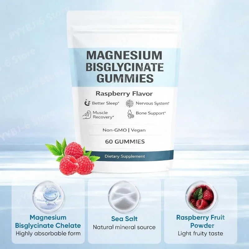 Premium Magnesium Bisglycinate Relaxation Gummies