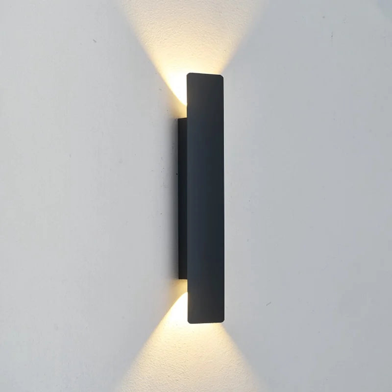 Outdoor Waterproof Wall Lamps Strip Aluminum Wall Lights