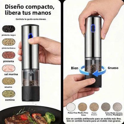 Electric Salt and Pepper Grinder Rechargeable