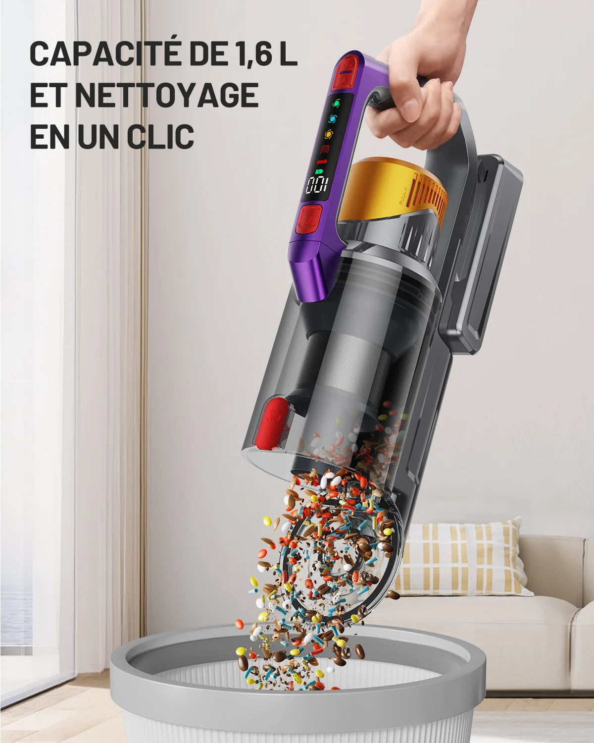 VAKERR S17 Pro 550W/55KPA Cordless Vacuum Cleaner