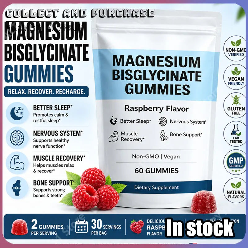 Premium Magnesium Bisglycinate Relaxation Gummies