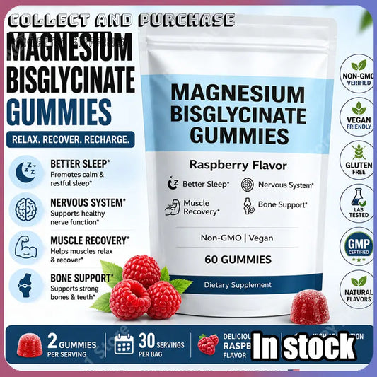 Premium Magnesium Bisglycinate Relaxation Gummies