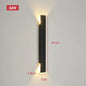 Outdoor Waterproof Wall Lamps Strip Aluminum Wall Lights