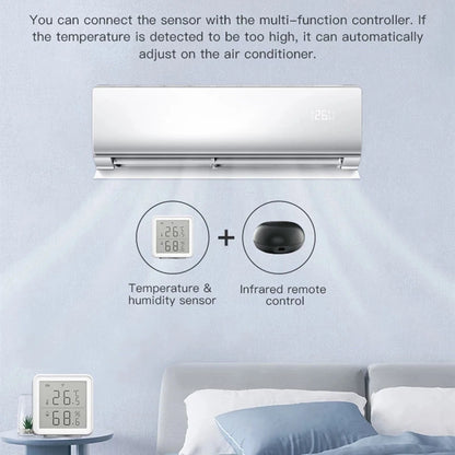 WiFi LCD Indoor Digital Electronic Temperature and Humidity Temperature