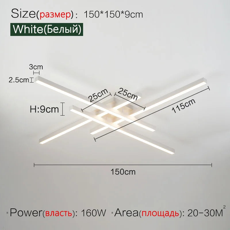 Ceiling light simple modern bedroom light