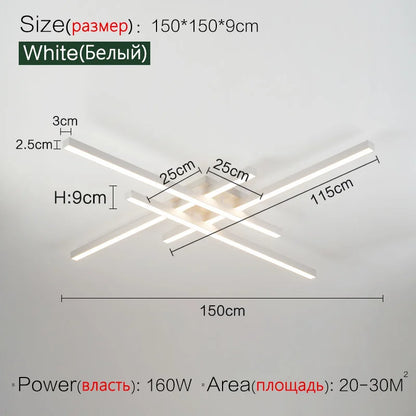 Ceiling light simple modern bedroom light