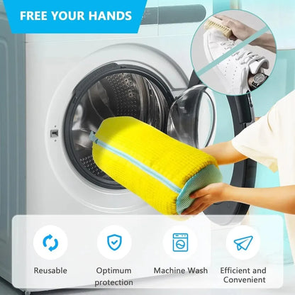 Shoe Wash Shoes Bag Padded Net Laundry Protector