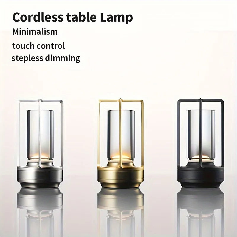 Rechargeable Wireless Table Lamp LED Touch Sensor
