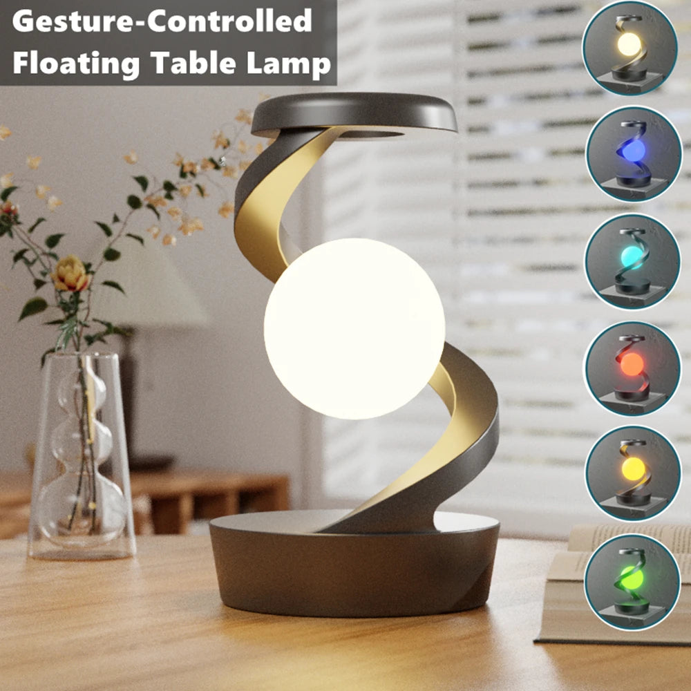 Creative Table Lamp, Rotating Floating lamp, 1
