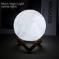 Moon Lamp LED Night Light Battery Powered With Stand