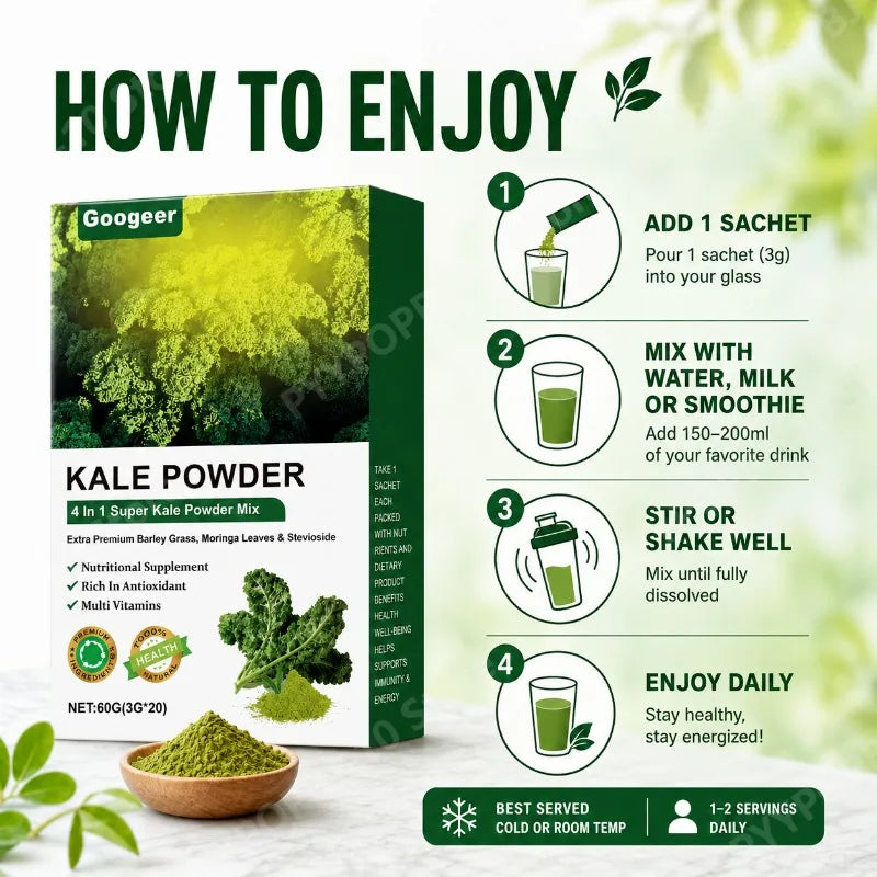 **Ultimate 4-in-1 Super Greens Vitality Blend**