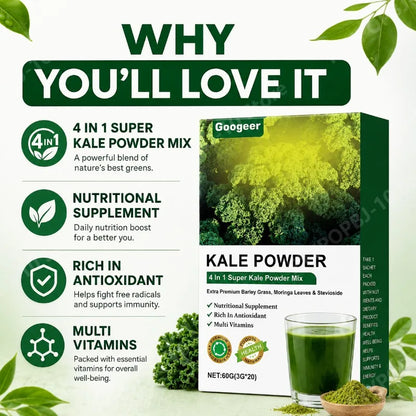**Ultimate 4-in-1 Super Greens Vitality Blend**