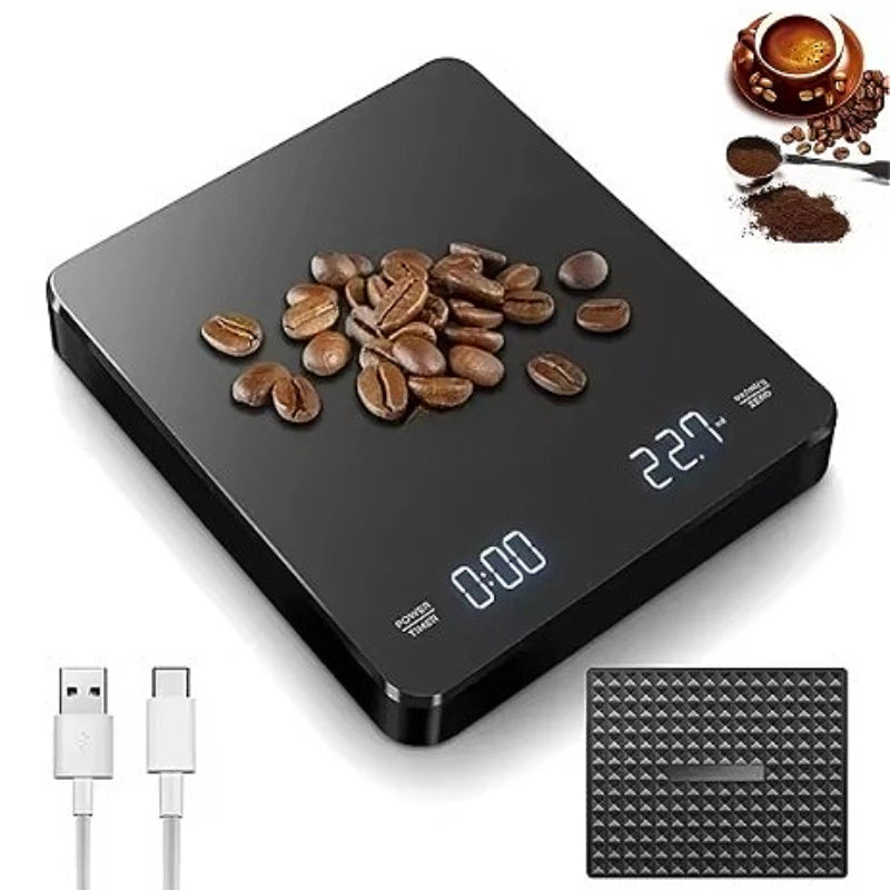 Electronic Scale With Silicone Pad USB Charging