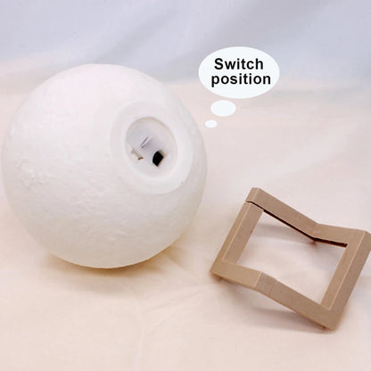 Moon Lamp LED Night Light Battery Powered With Stand