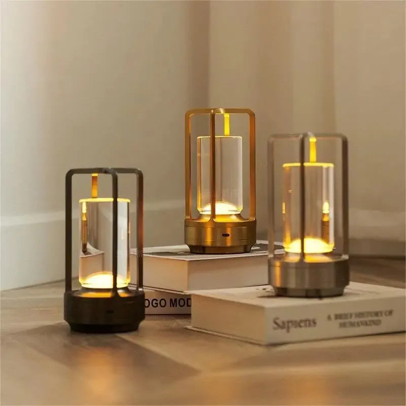 Rechargeable Wireless Table Lamp LED Touch Sensor