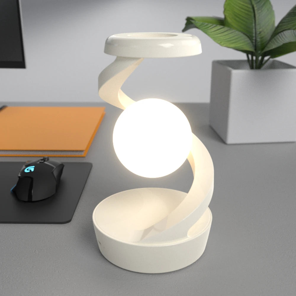 Creative Table Lamp, Rotating Floating lamp, 1