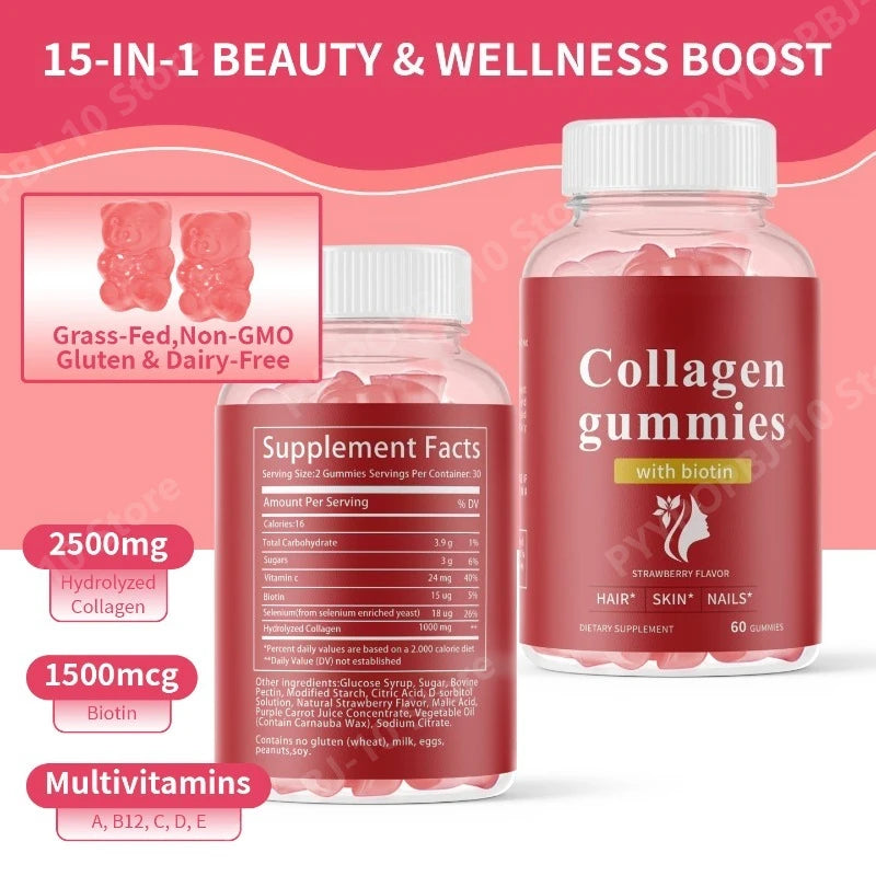 Advanced Collagen & Biotin Radiance Gummies