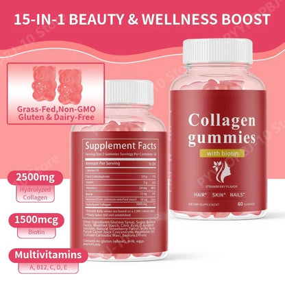 Advanced Collagen & Biotin Radiance Gummies