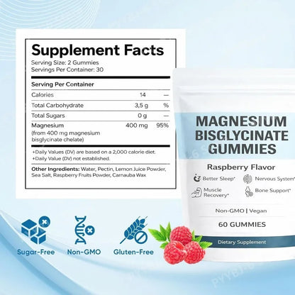 Premium Magnesium Bisglycinate Relaxation Gummies