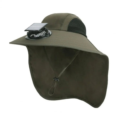 Solar Fan Hat with UV Protection