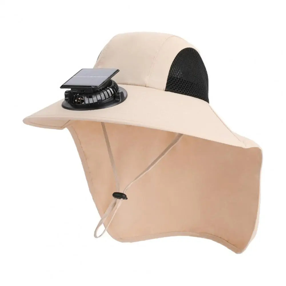 Solar Fan Hat with UV Protection