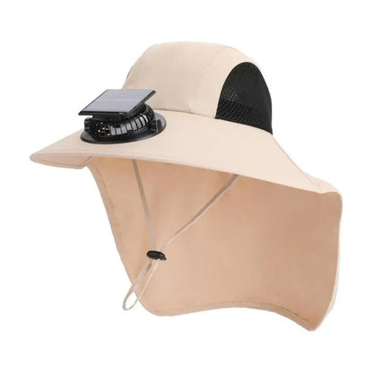 Solar Fan Hat with UV Protection