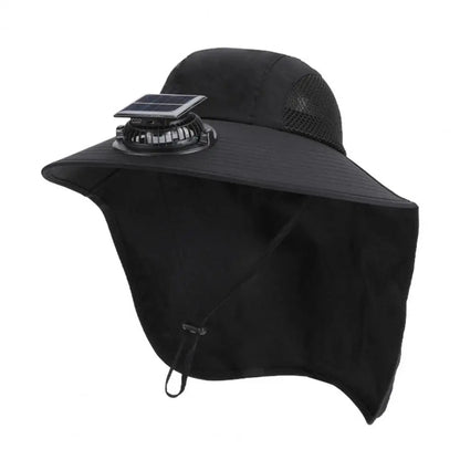 Solar Fan Hat with UV Protection