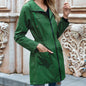 Women's Stylish Zipper Trench Coat