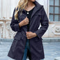 Women's Stylish Zipper Trench Coat