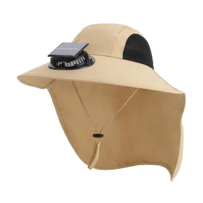 Solar Fan Hat with UV Protection