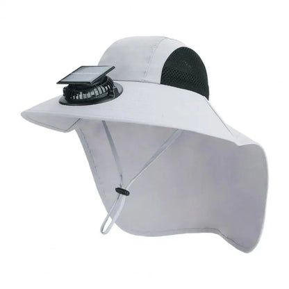Solar Fan Hat with UV Protection