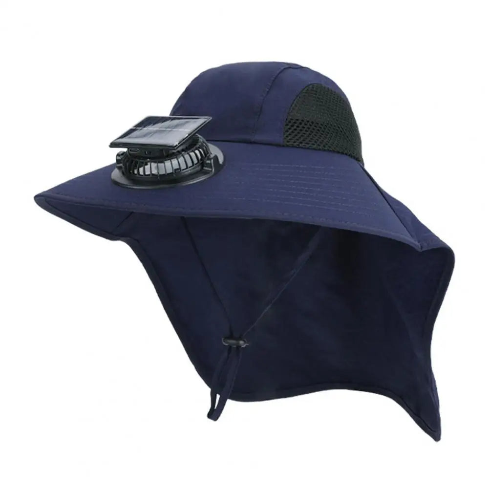 Solar Fan Hat with UV Protection