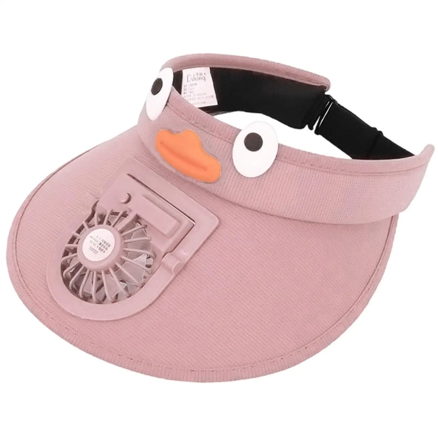Kids Sun Visor Hat with Fan